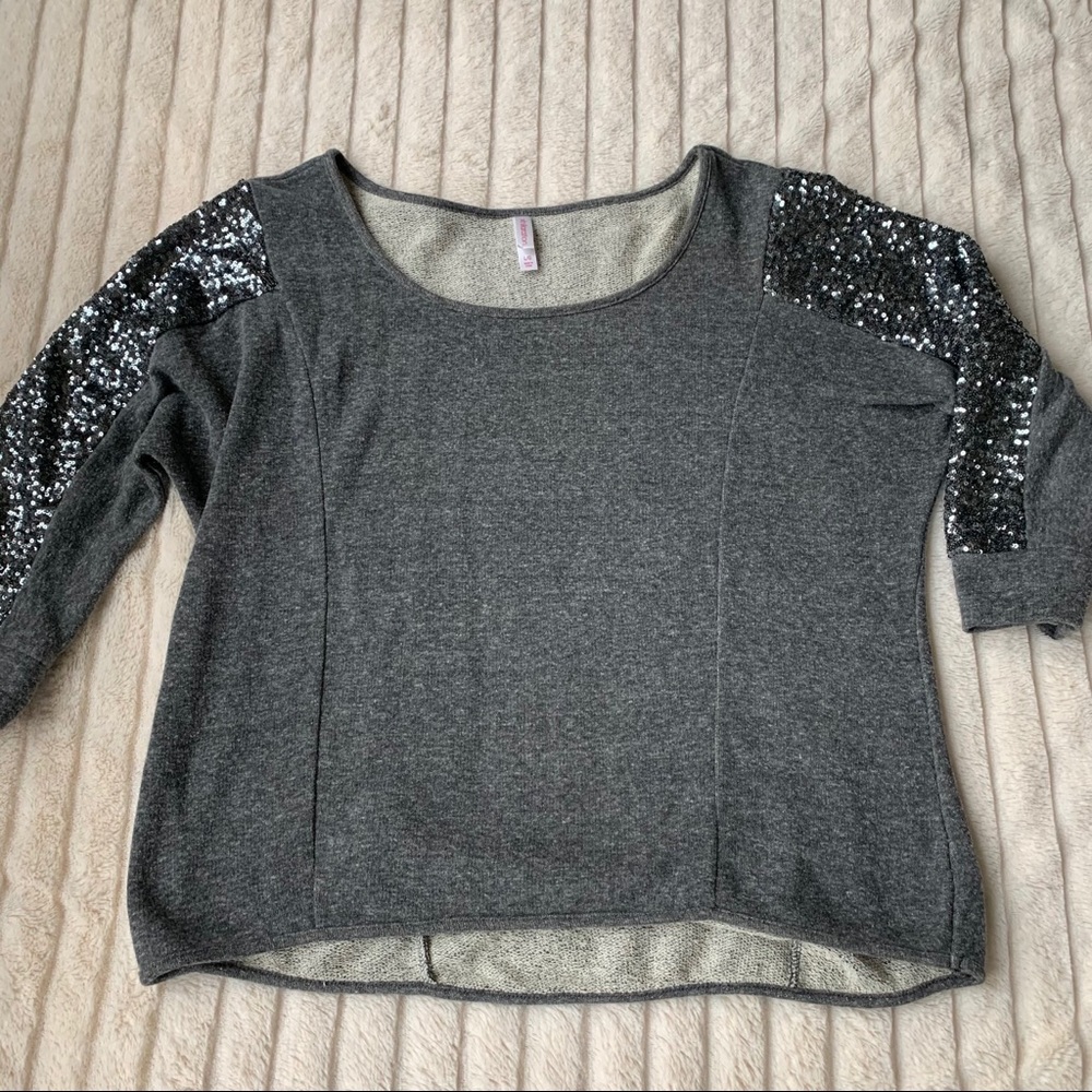 Sparkle sweater shirt